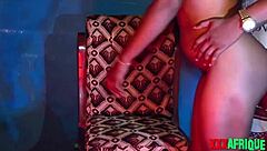 Amateur Girlfriend Bent Over, Working On Monster Cock With Intense Passion