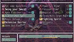 Think you can defeat the demon king and cum on grateful women in Geezer Hero RPG?