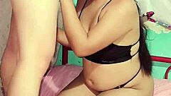 chica swallows all cum after blowjob