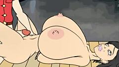 Mrs Megamounds Bounces Massive Huge Tits Fucking.