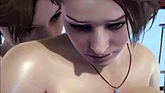 Can you handle Resident Evil's head roll fucking?