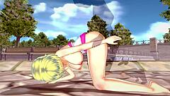 3d hentai with big ass and huge tits gets wild