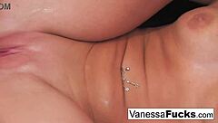 pretty vanessa caged yet slammed by monster cock surprise