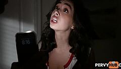 chloe surreal shows her ass to damon dice