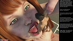 watch big apple small gesture in this 3d cartoon sex episode