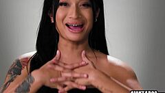 Asian Milf Avery Black with Perfect Body Teases and Masturbates for Pleasure.