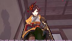Chiori Gives INTENSE BLOWJOB in Genshin Impact POV.