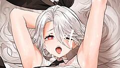 Hentai white girl gets pounded in animated fetish scene