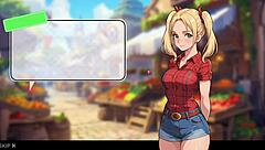 रेडहेड फ्लाइट अटेंडेंट की हनीसन गेमप्ले में हॉट कॉसप्ले चुदाई