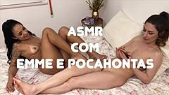 Emme White and Pocahontas in Naughty Anal Sex and Foot Fetish ASMR!