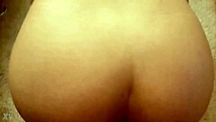 Black top spills cum over white bottom's ass