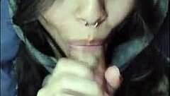 Beautiful Teen Babe Deepthroats And Blows In Amateur Oral Session!