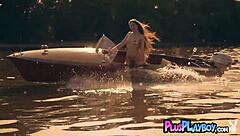 Amazing Bubble Butt Brunette Teen Joy Draiki Shows Perfect Ass in Solo