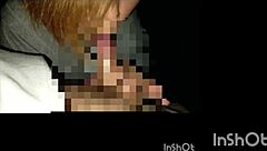 I filmed my Japanese amateur girlfriend giving blowjob and handjob outdoors