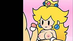 paper peach hand job animation by peachypop34 is so fun 😊