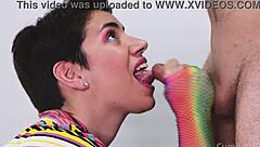 Ever Tried Cumming with Pride During a Hot Facial Session?