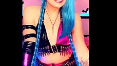 Cosplay girl alicebong in ahegao compilation