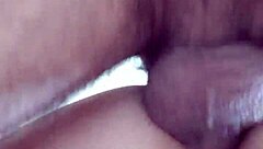 well-endowed guy suggestively and nicely putting in friend's little ass