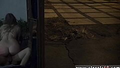 Arrested bondage doll cums from bdsm and public sex