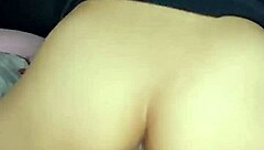 Wet Asian girlfriend orgasms on that white cock!