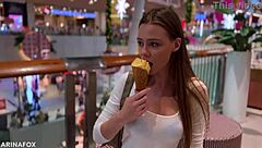 Exploring Wild Multiorgasms with Toys in Public Toilet