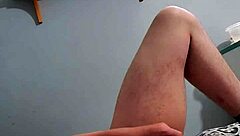 young guy toys with cock and flashes tight ass for fun