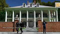 blonde with big tits and ass in 3d anime hentai game