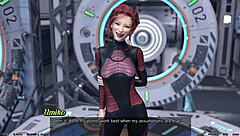 is this asian milf scientist stranded in space showcasing her project?