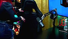 Redhead Bia Bends Over For Interview