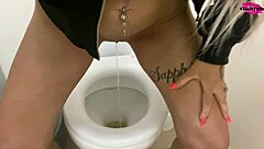 Classy Filth Pissing Compilation in Public Spaces, So Hot! 😳