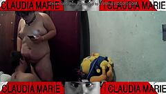 Oh man, I'm like totally between the thighs of this curvy gorda, tasting her vaginal flows... what a horny rush this guarra gives me, y'know?