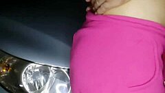 hey babe, i got so horny and gave my pussy in the garage.