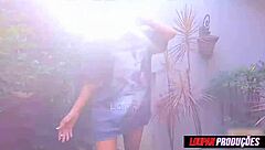 Morena magrinha giving pussy and ass to Loupan Produções?