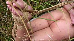 Anime hentai girl gets TIED UP and BOUND NAKED in wild bondage scene. Can't escape this trap.