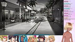 Vtuber Lewdneko plays Huniepop 2 double date