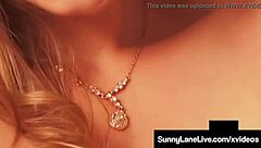 Sex-Starved Sunny Lane Feels Ecstasy Fingering Her Wet Pussy