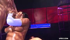 Can sandra handle that double penetration in her bubble butt?