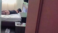 mi hermanastra in sexy lingerie in her room. full vid on red!