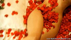 Ana, the stunning Indian girl, teases with solo striptease and softcore dance