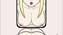 Girls sticking together in this anime episode on the wall.