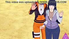 Naruto Hinata hentai wild sex action