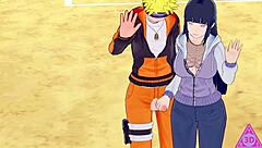 Naruto Hinata hentai wild sex action