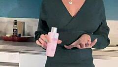 blonde gets anal and cum on tits