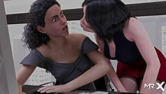 Chubby girl seeks promotion in fashion business.