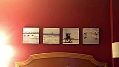 teen gets bent over and fucked hard in hotel