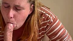 piggy went wild, slurping and sucking on that thick cock