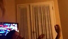 teen gets bent over and fucked hard in hotel