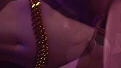 Raven slurps huge dick in 3D uncensored hentai! 😲