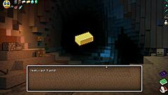 Is that teen getting a public creampie in Hornycraft?