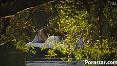 gorgeous dru berrymore enjoys outdoor fun